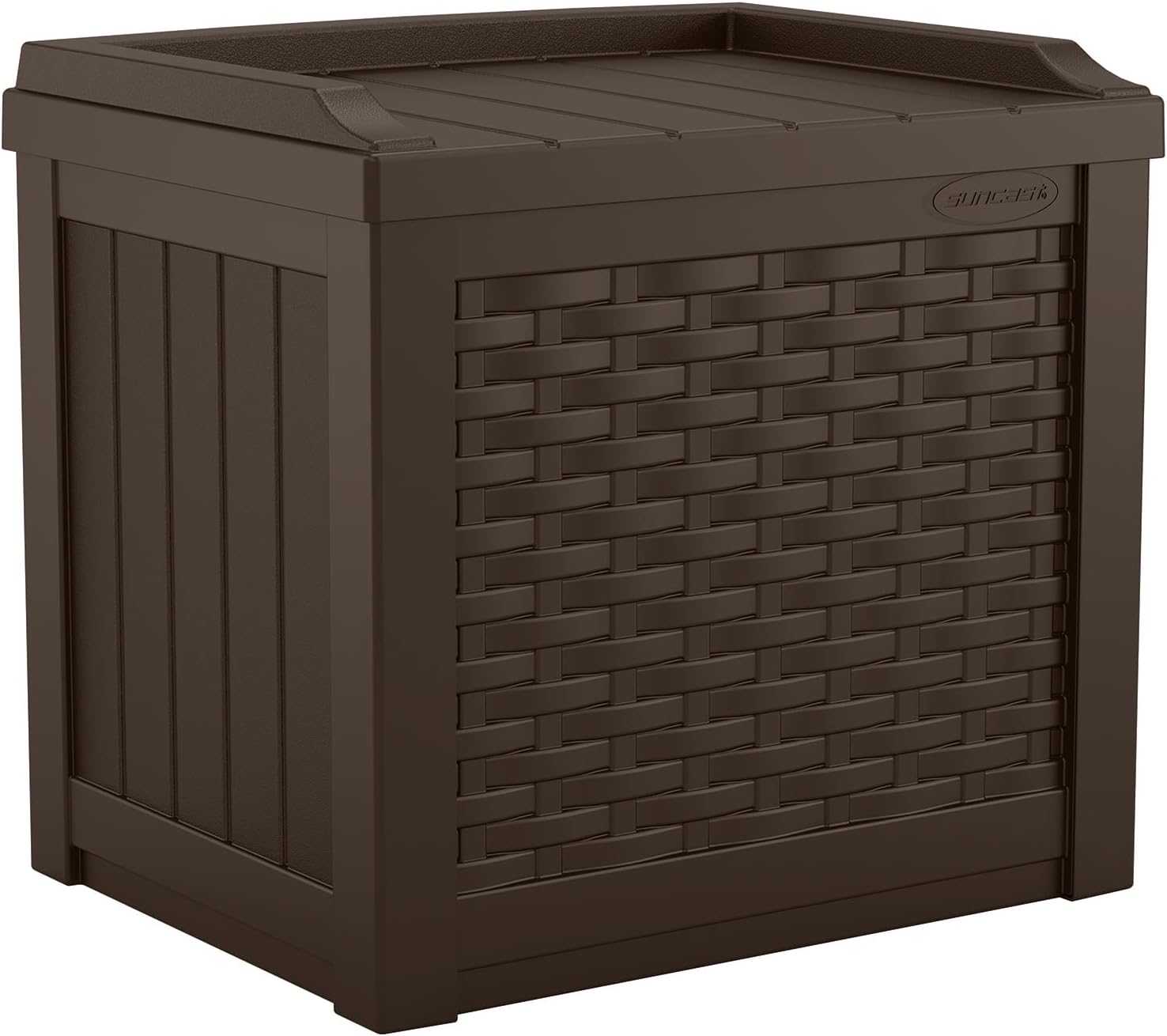 Every Aspect of the Suncast 22 Gallon Small Resin Storage Seat, Java ...