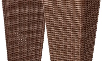Patio Sense 62501 Alto Wicker All-Weather Planter: